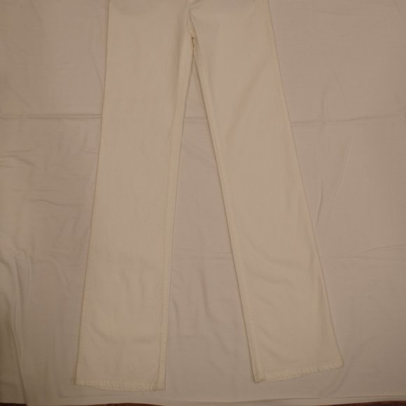 Roberto Cavalli White Mini Flare Stretch Cotton Twill Pant- Sz. XS - Picture 12 of 12